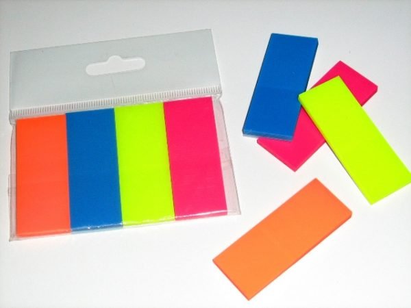 Notes adeziv plastic color/index