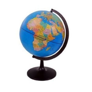 Glob geografic politic, diametru 14.16 cm