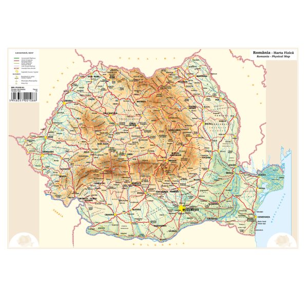Harta dubla A3 Romania - imagine 2