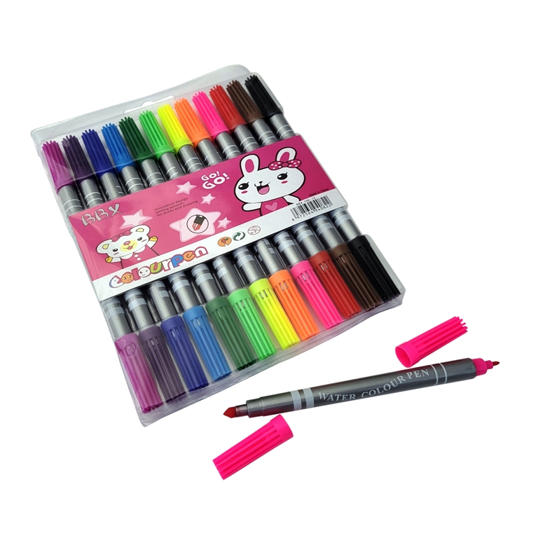 Carioca-12-culori -2 capete-rechizite-scolare-copii-gradinita-primar-gimnaziu-e-mag-birotica-excelent