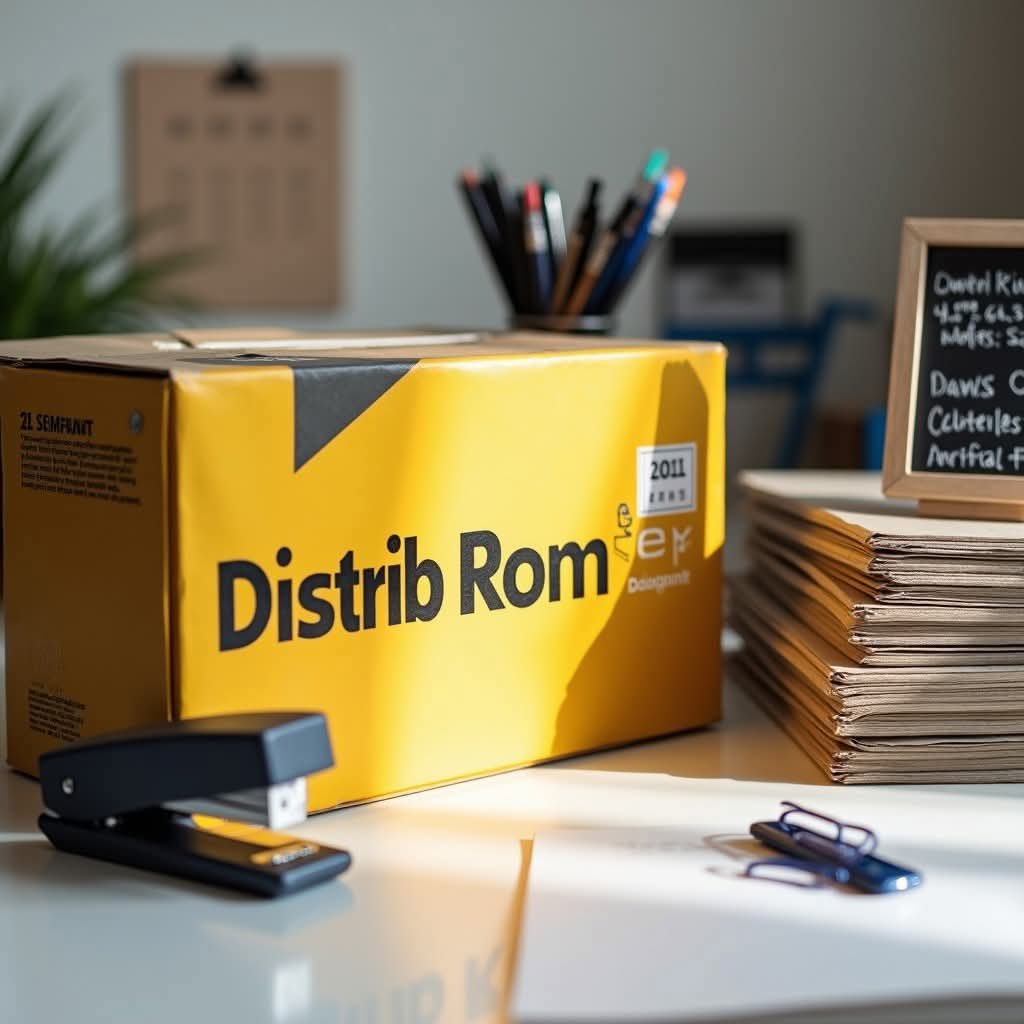 Distrib Rom BPR Brasov Rechizite, Birotica si Papetarie logo
