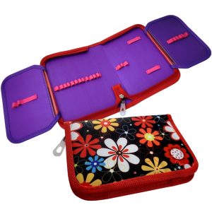 Penar-1-fermoar-neechipat-cu-2-extensii-flori-rechizite-scolare-copii