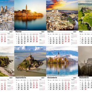 Calendar perete 2027 Castele Europene