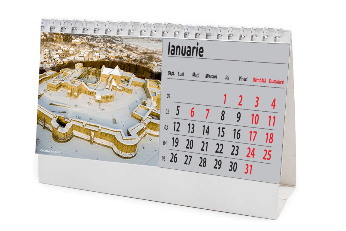 Calendar de birou 2027-Romania
