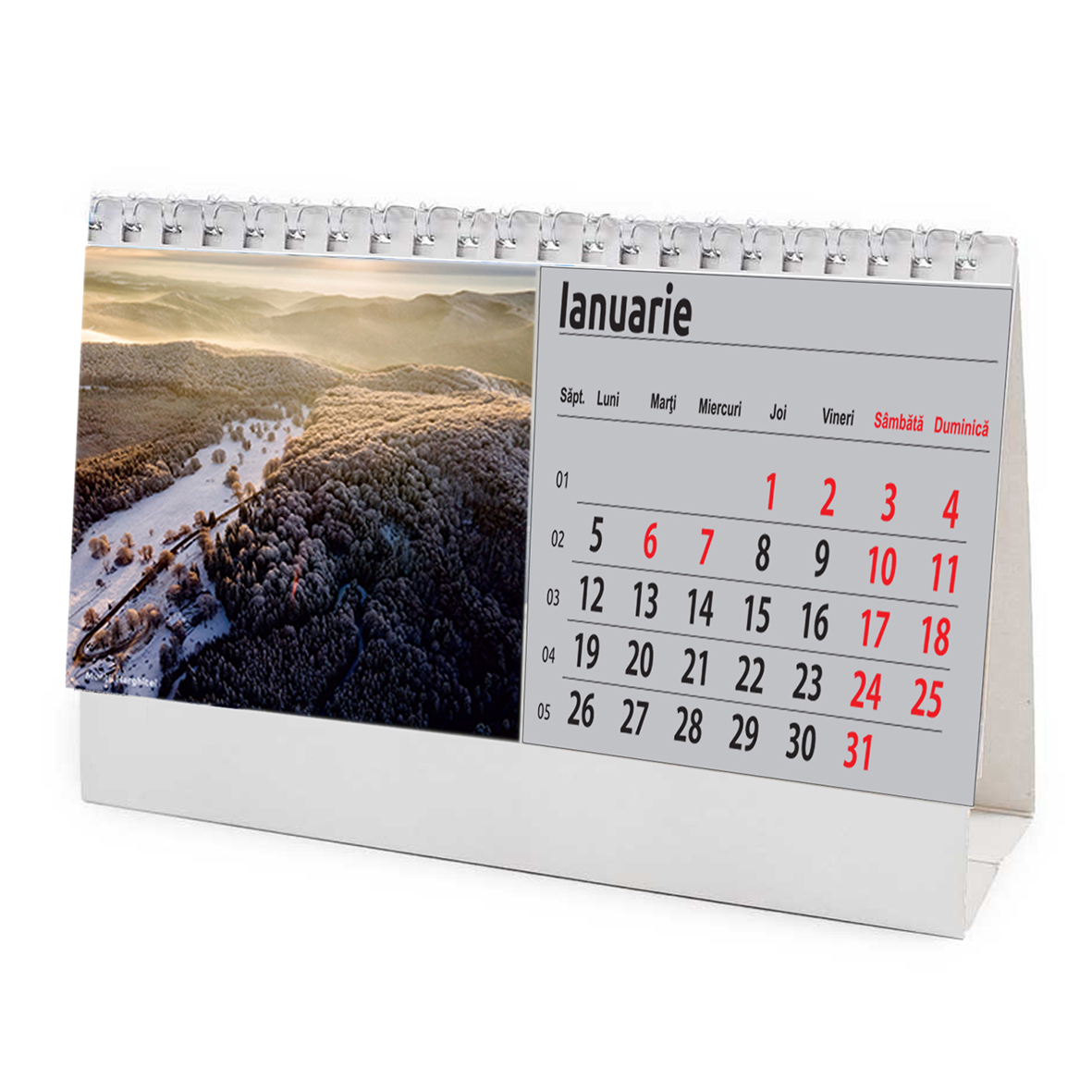 Calendar de birou 2027-peisaje