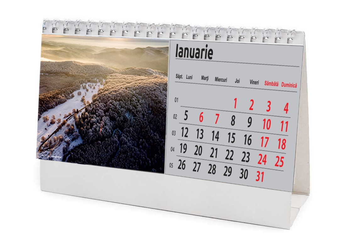 Calendar de birou 2027-peisaje